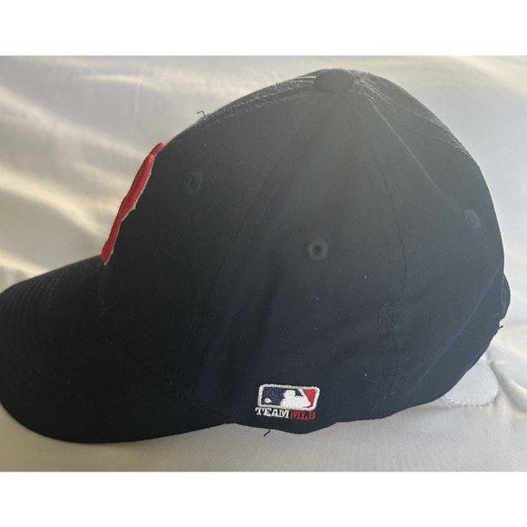 Boston Red Sox Logo Baseball Cap Hat Adjustable Navy Blue - Picture 2 of 7